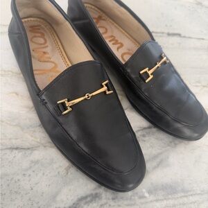Sam Edelman Black Leather Loafers